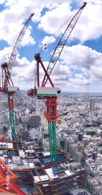 渋谷ストリーム建設中　株式会社政光